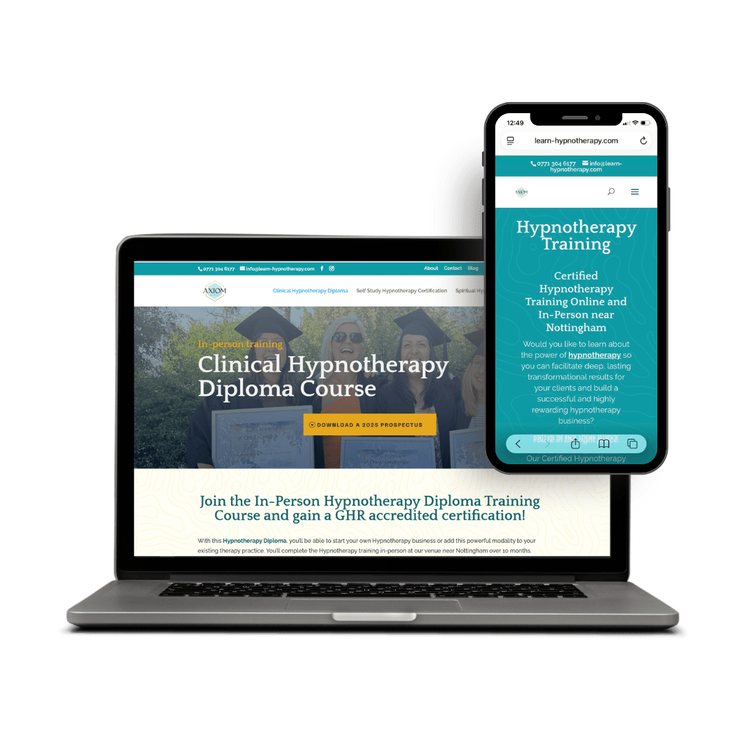 Graphic of Neuro Networks website that was built in a day on a laptop and mobile